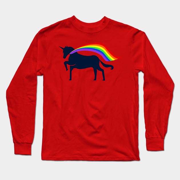 Pride Unicorn Long Sleeve T-Shirt by TeawithAlice